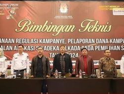 KPU Sumut Laksanakan Bimtek SIKADEKA Diikuti KPU Kabupaten Kota September 22, 2024