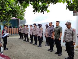 Dalam Tahap Kampanye Pilkada 2024, Personil Polresta Deli Serdang Laksanakan Pengamanan Ops Mantap Praja Toba 2024