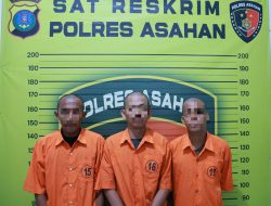 Polres Asahan Tangkap 3 Pelaku Geng Motor yang Aniaya Pelajar, Aksi Viral di Medsos