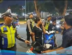 Kegiatan Razia Polantas Polrestabes Medan
