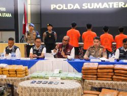 Selamatkan 813 Ribu Jiwa, Polda Sumut Gagalkan Peredaran 72 Kg Sabu dan 151 Kg Ganja