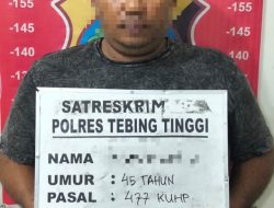 Tak Berkutik, Spesialis Curanmor Diamankan Sat Reskrim Polres Tebing Tinggi
