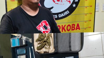 Simpan Sabu, Ekstasi Hingga Ganja, Warga Parbuluan Diringkus Polres Dairi