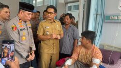 KAPOLRES BINJAI JENGUK KORBAN BEGAL PELAJAR PASTIKAN PENDAMPINGAN DAN PENANGANAN MAKSIMAL