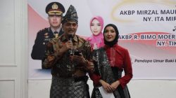FORKOPIMDA BINJAI HADIRI PISAH SAMBUT KAPOLRES BINJAI YANG DILAKSANAKAN PEMKO BINJAI