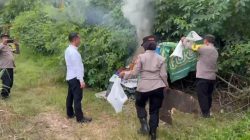 Polsek Binjai Kembali Grebek Sarang Narkoba Di Tandem Hilir