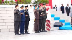 Kapolda Sumut Hadiri Upacara HUT ke-81 RI di Lapangan Astaka
