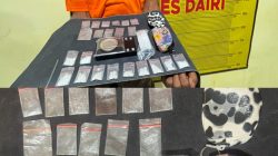 Simpan Sabu Dibungkus Kaos Kaki, Sat Narkoba Polres Dairi Ringkus Terduga Pengedar di Huta Rakyat