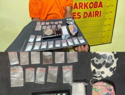 Simpan Sabu Dibungkus Kaos Kaki, Sat Narkoba Polres Dairi Ringkus Terduga Pengedar di Huta Rakyat