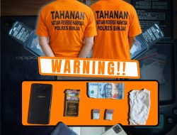 Satresnarkoba Polres Binjai Tangkap Dua Orang Pria Saat Edarkan Narkoba Di Binjai Barat