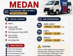SATLANTAS POLRESTABES MEDAN HADIRKAN LAYANAN SIM KELILING, PERMUDAH MASYARAKAT UNTUK MENGURUS PERPANJANGAN SIM