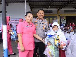 Kapolres Langkat Santuni Anak Yatim, Wujud Kepedulian Polri untuk Masyarakat