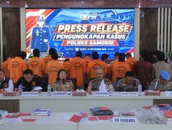 Polres Samosir Ungkap Sejumlah Kasus, dari Narkotika hingga Pembalakan Liar dan Pemerasan