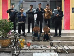 Patroli Dini Hari, Tim Macan Terkam Terduga 2 Pelaku Pencurian Kabel Fiber Optik