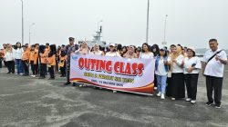 TUMBUHKAN JIWA BAHARI DI ATAS GELADAK KAPAL PERANG : RATUSAN PELAJAR KOBARKAN SEMANGAT CINTA LAUT DI KODAERAL I