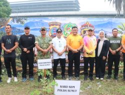 Polda Sumut Laksanakan Aksi Penanaman Pohon untuk Cegah Banjir dan Jaga Kelestarian Lingkungan