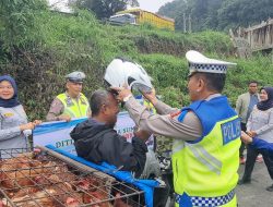 Polda Sumut Gencarkan Edukasi Keselamatan Berlalu Lintas di Tiga Lokasi dalam Operasi Patuh Toba 2026